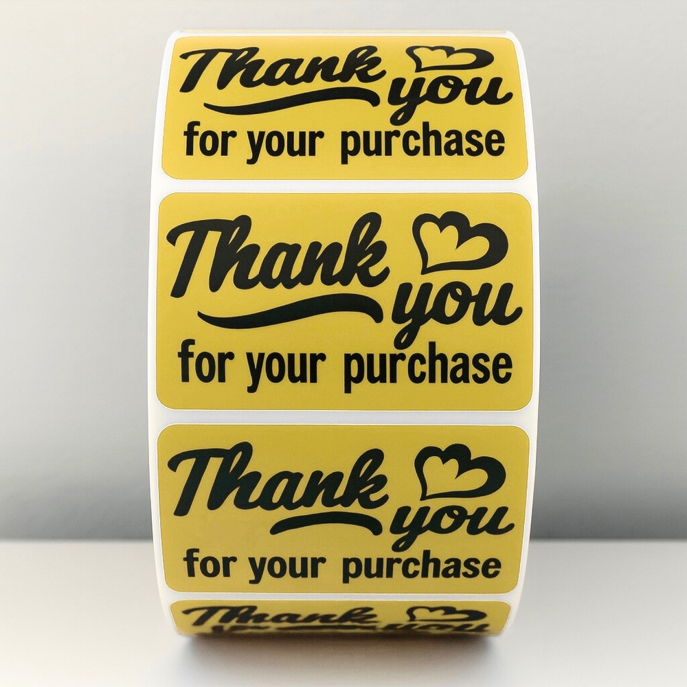 Thank You for Your Purchase Stickers – Small Business Packaging Labels 2"